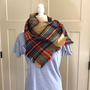 ❤️Plaid scarf